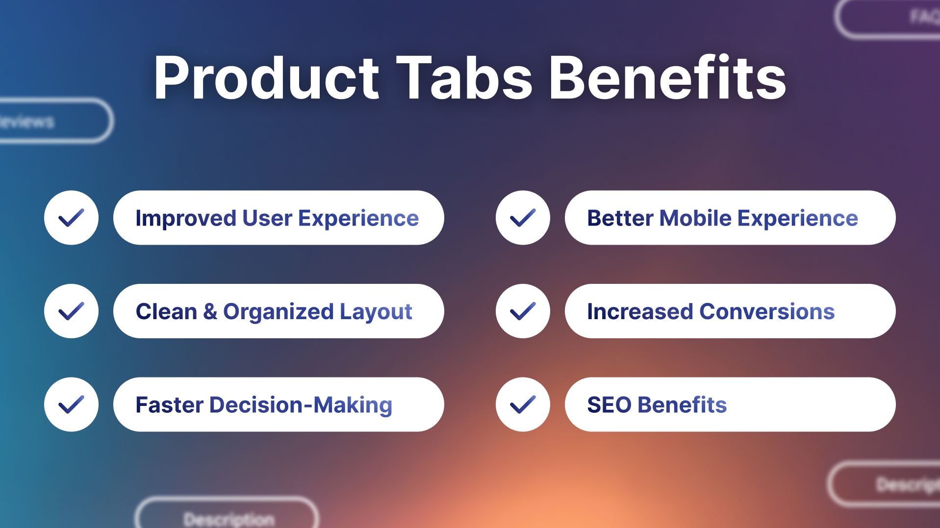 Pros of Product Tabs on Website